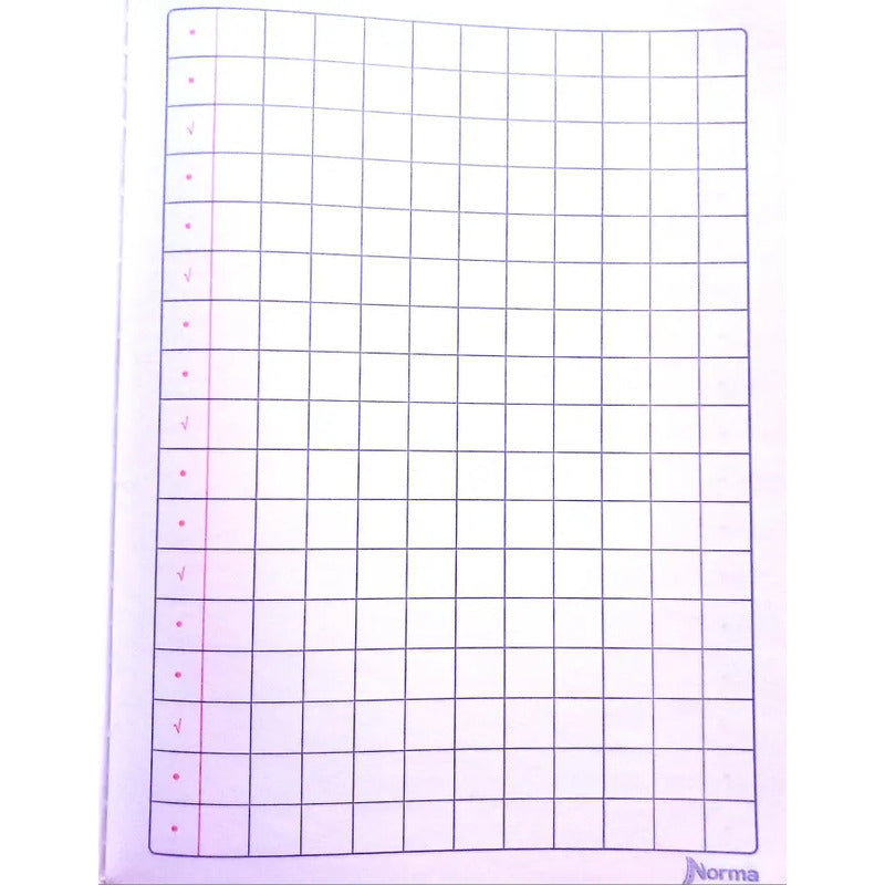 Cuaderno Profesional Punto Guía Cuadro Alemán Norma Color Surtidos