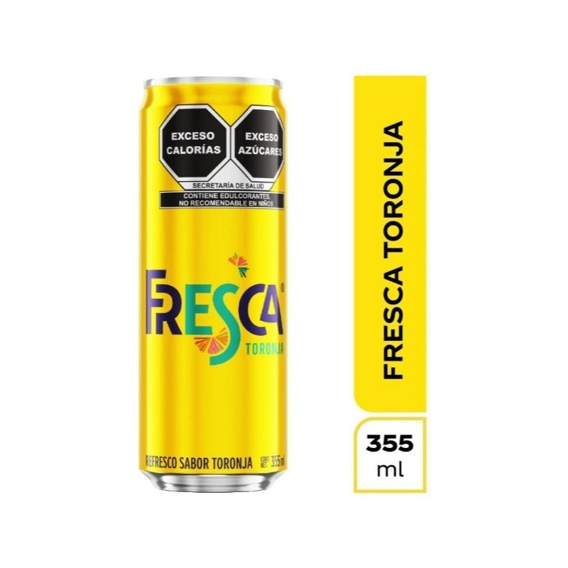 Refresco Fresca Sabor Toronja 6 Pz De 355 Ml