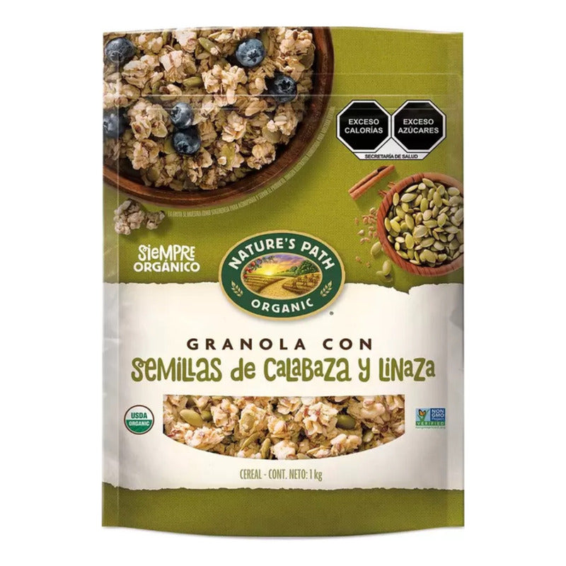 Granola Con Semillas De Calabaza Y Linaza Natures Path 1 Kg