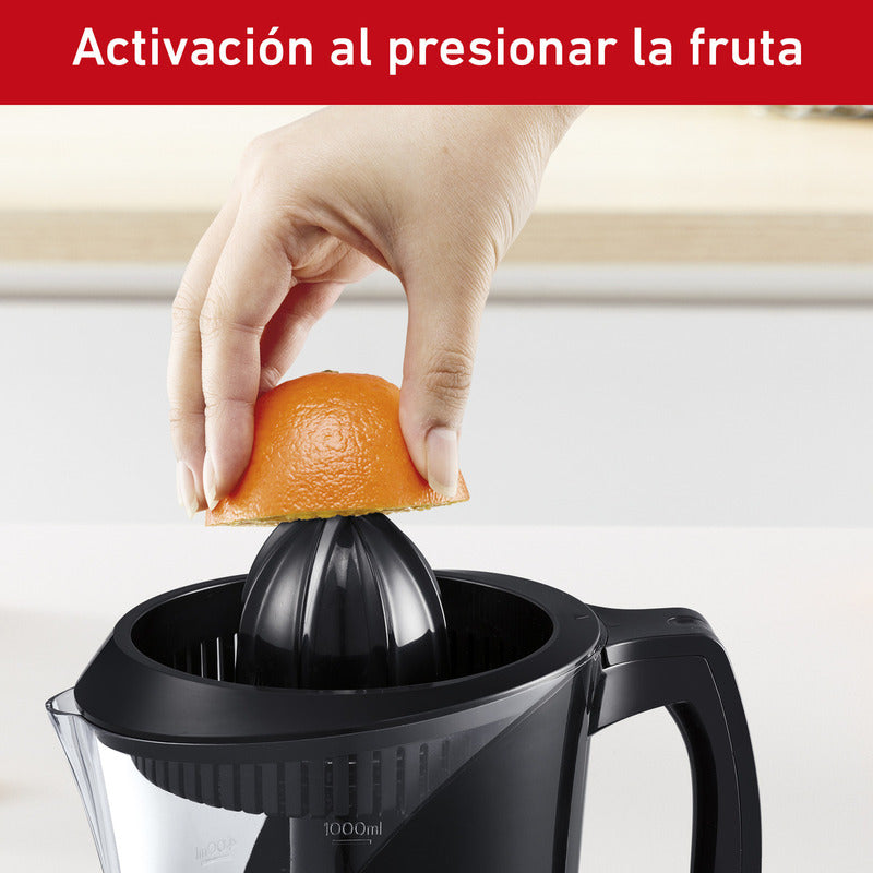 Exprimidor De Cítricos T-fal Power Press 1l 40w Negro