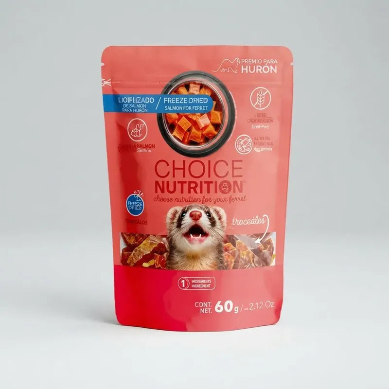 Choice Nutrition Premios Liofilizados De Salmón Hurón, 60 G