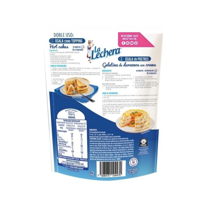 Leche Condensada La Lechera Original 670g 3pzas