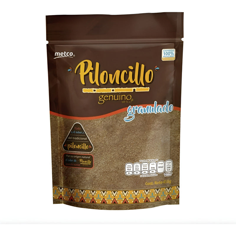 Piloncillo Granulado Genuino Metco 1 Pieza De 450gr