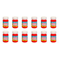 Pintura Acrílica Alta Calidad Color Rojo 12 Pz De 35ml Rojo