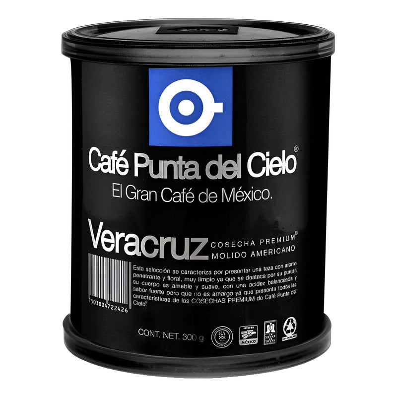 Café Molido Punta Del Cielo Veracruz Americano 300g Lata