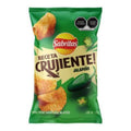 Papas Sabritas Receta Crujiente Sabor Jalapeño 170g 10pzas