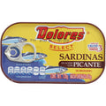 Sardinas En Aceite Con Picante Lata Dolores 120gr 8 Pack Ipg