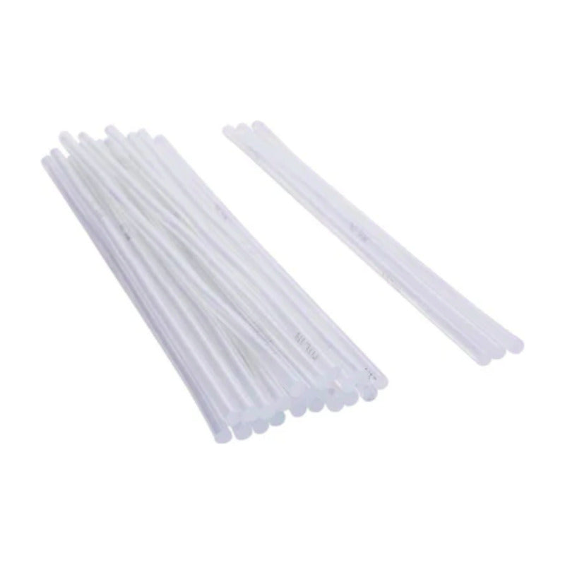 Barra De Silicón Delgado De 7.2mmx30cm Paquete De 24pz Sin Color