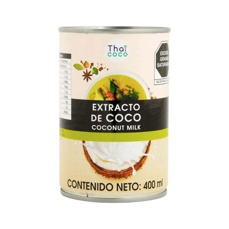 Extracto De Coco Leche De Coco Thai Coco 3 Piezas De 400ml