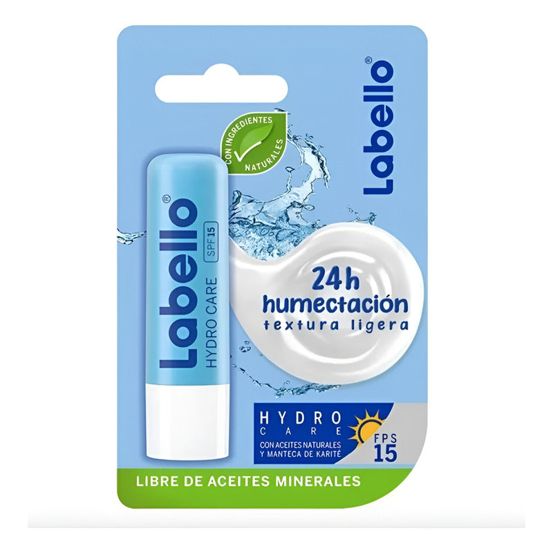 Bálsamo Labial Labello Hydrocare Con Fps 15 2 Pzas De 4.8gr