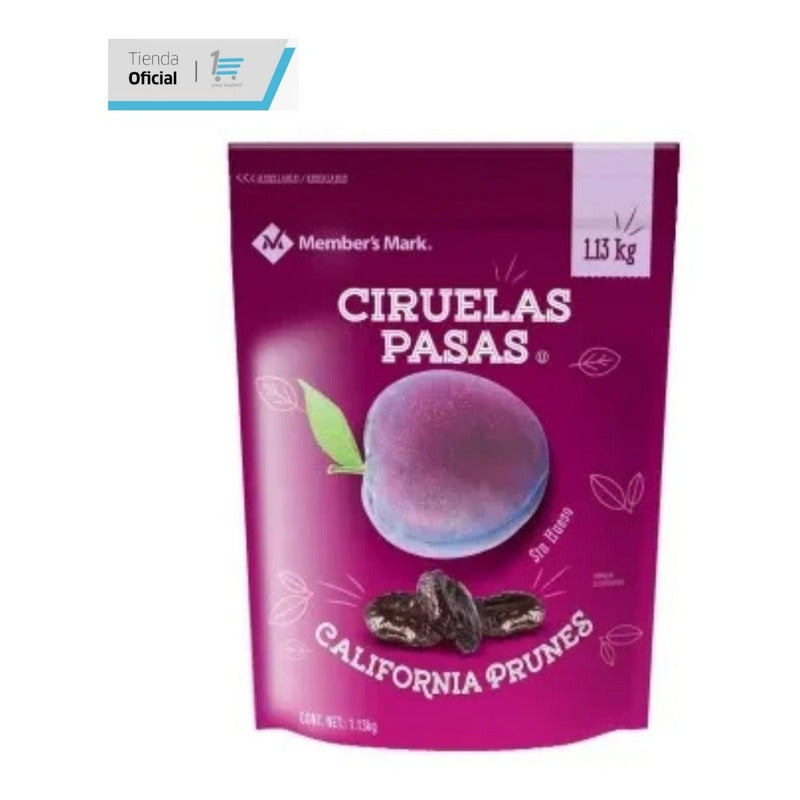 Ciruelas Pasas Sin Hueso Member's Mark Bolsa De 1.13 Kg
