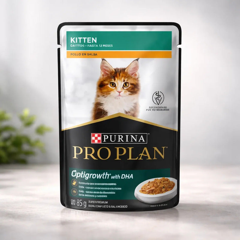 Alimento Húmedo Para Gatito Receta Pollo En Salsa, 85 G
