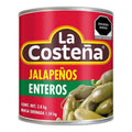 Jalapeños La Costeña Entero Escabeche 2.8kg( 2 Latas)
