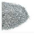 Diamantina #2 Color Plata Metalico De 0.6mm 3 Piezas De 50gr Plateado