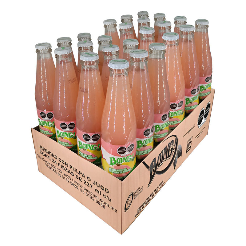 Boing Bebida Sabor Guayaba 237ml (24piezas)