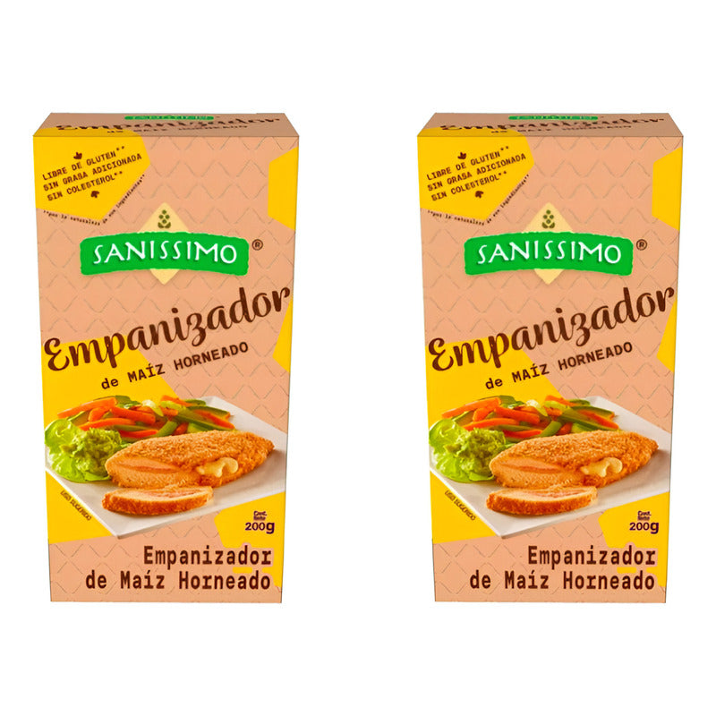 Empanizador De Maíz Hornedo Sanissimo 2 Piezas De 200gr