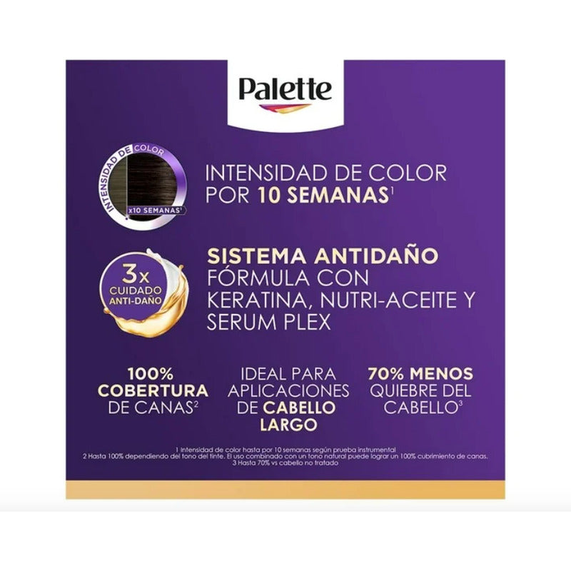 Tinte Para Cabello Palette 6-888 Rubi Seductor 2 Pzs De 50ml 6-888 Rubí Seductor