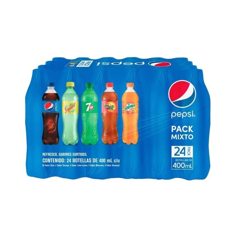Refresco Pepsi Mix De 400 Ml (24piezas)