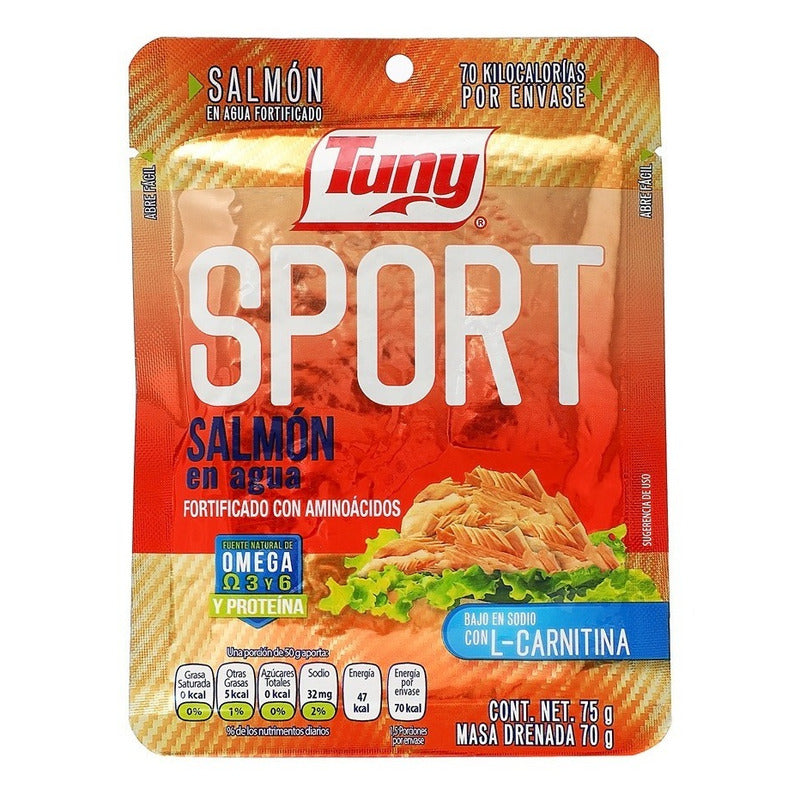 Pouch De Salmon En Agua Sport Tuny 75gr 4 Pack Ipg