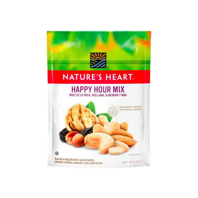 Nuez De La India Nature's Heart Happy Hour Mix 170g