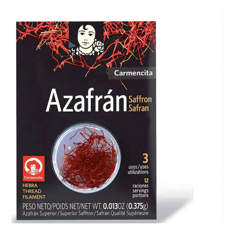 Azafrán En Hebras Carmencita 0.375g España !