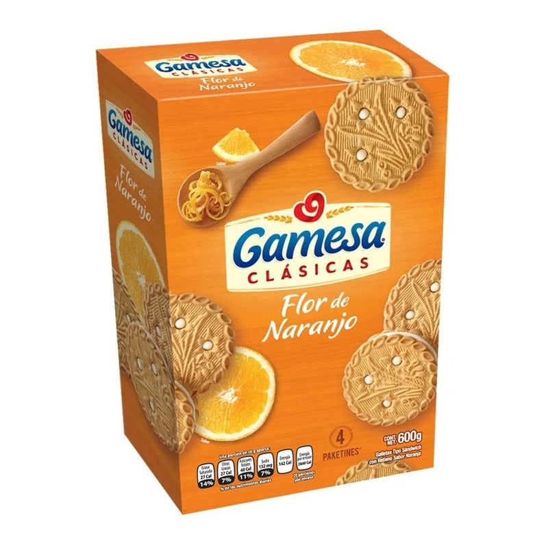Galletas Gamesa Flor De Naranjo (3pzas)