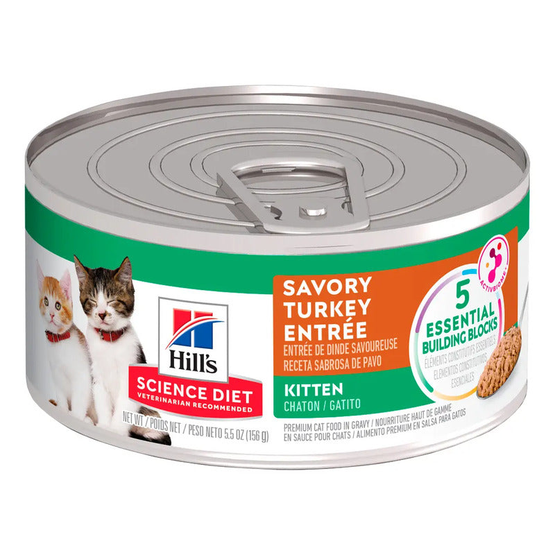 Alimento Húmedo Gatito Pavo 156g Gabrica Science Diet Hill's Crecimiento
