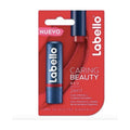 Bálsamo Labial Labello Caring Beauty Red 2 Piezas De 4.8gr