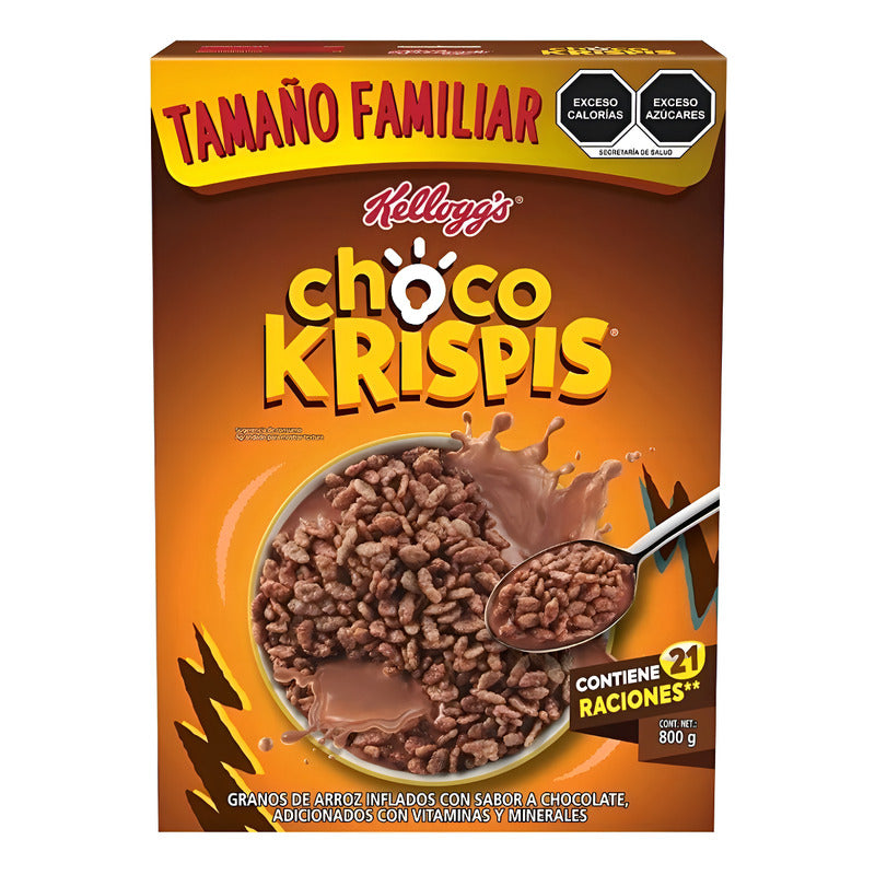 Cereal Choco Krispis Kelloggs 800 Gms Tamaño Familiar