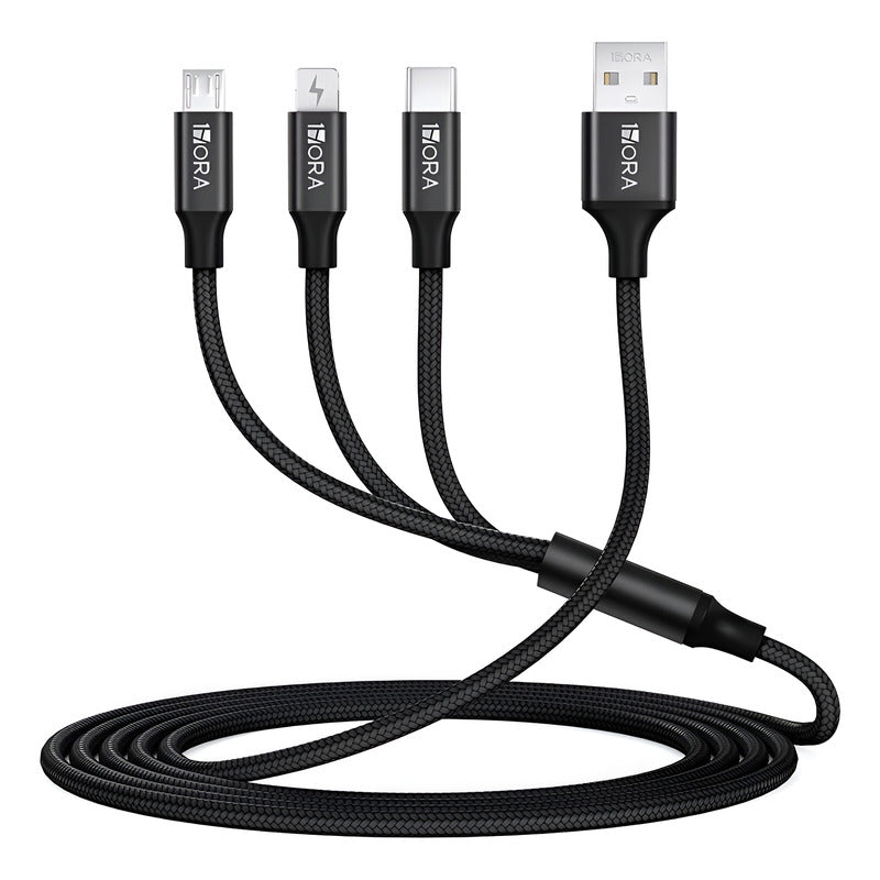 Cargador Tipo-c 3 En 1 Negro