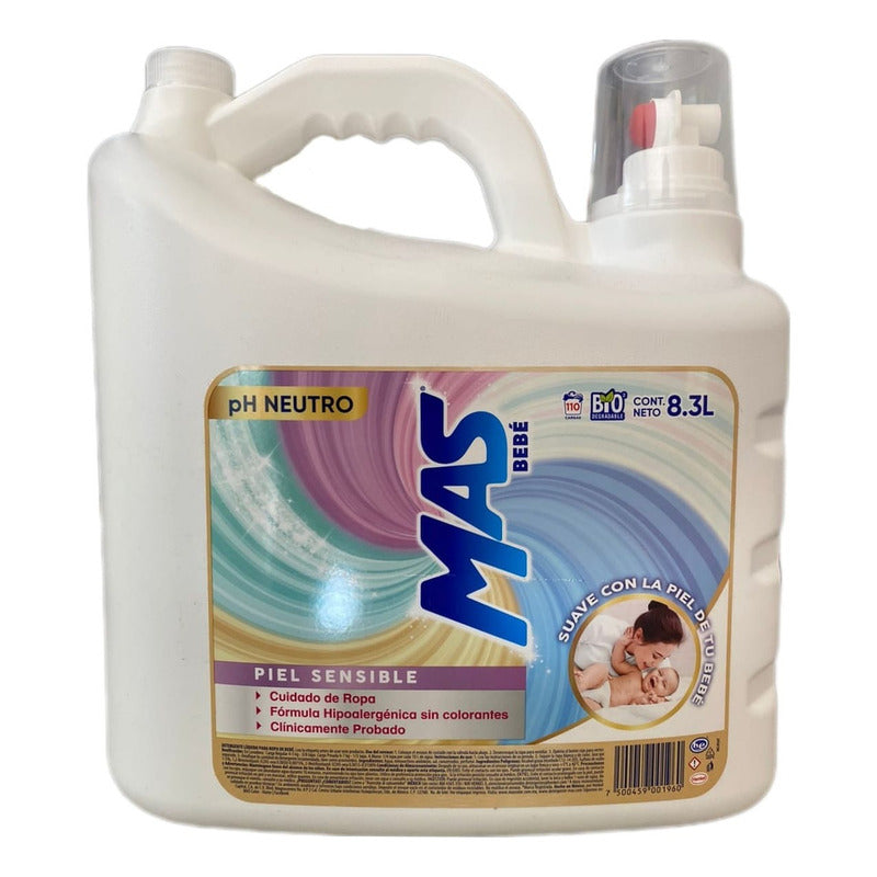 Detergente Líquido Bebé Ph Neutro 8.3 L