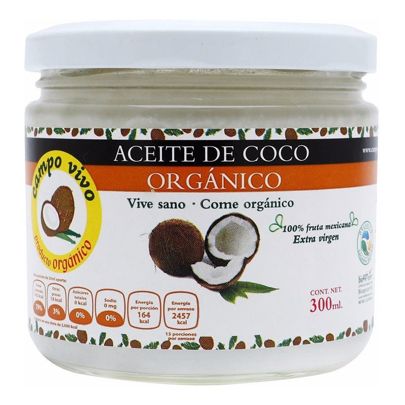 Aceite De Coco Campo Vivo 300 Ml Ipg