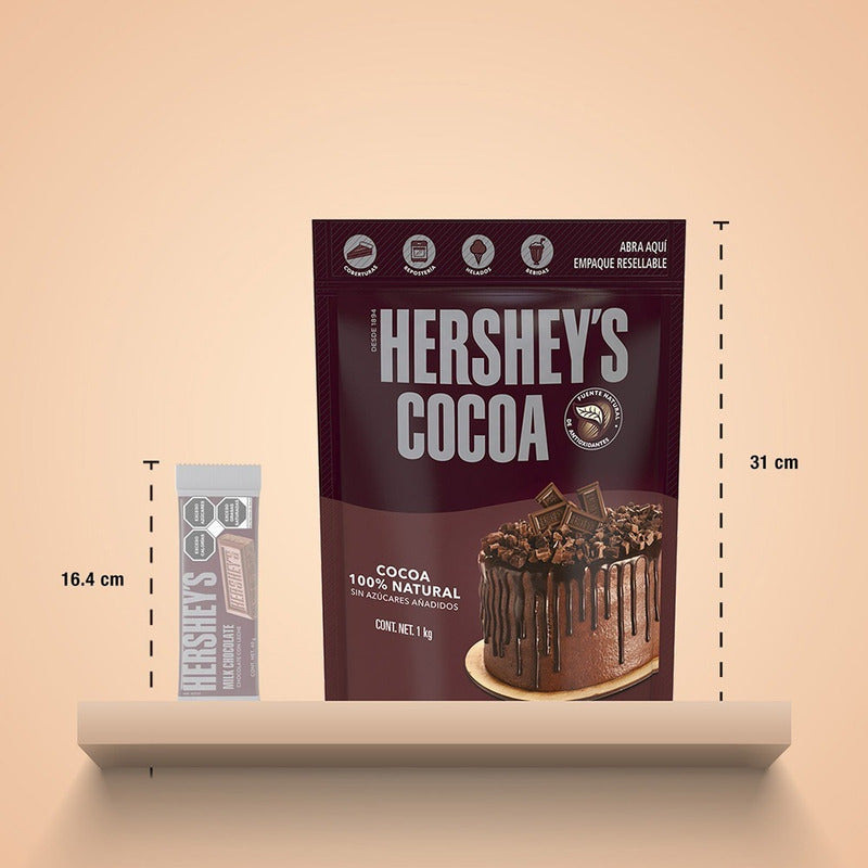 Cocoa Hershey's 1kg Ideal Para Postres Y Repostería