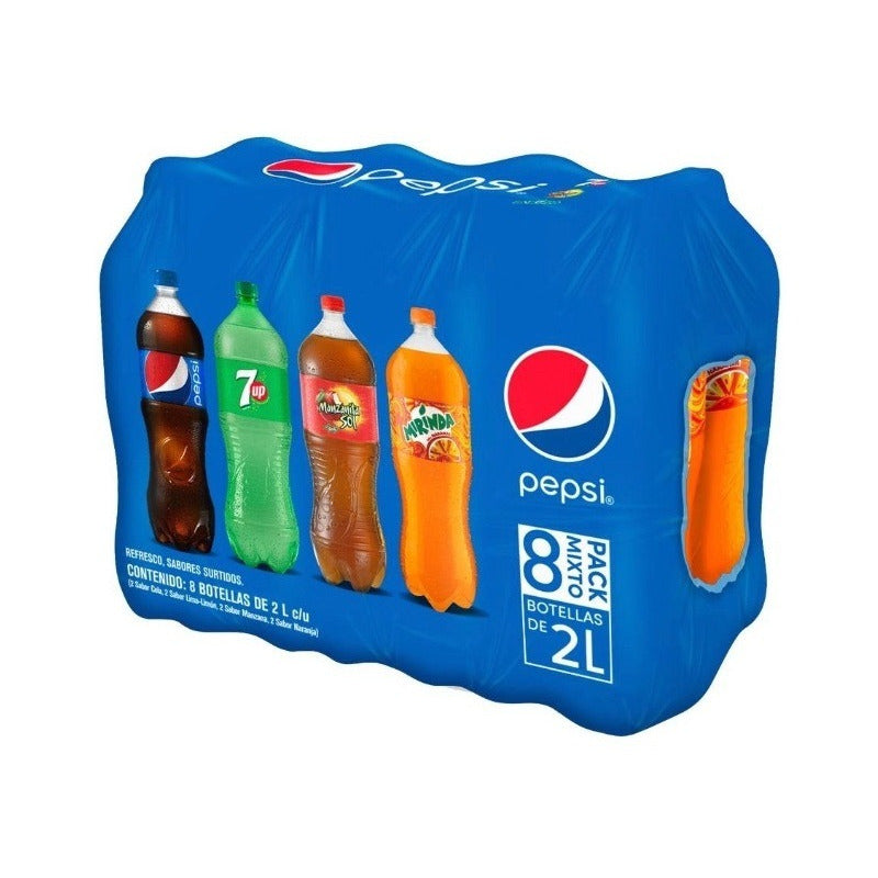 Refresco Pepsi Mix 2l C/u (8piezas)