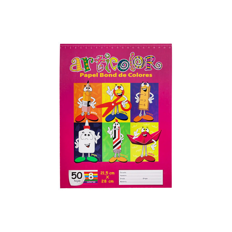 Block Articolor Constructivo Fiesta Con 50 Hojas (2 Pzs)