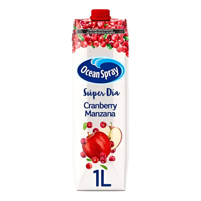Bebida Ocean Spray Súper Día Arándano Y Manzana De 4l (3pzs)