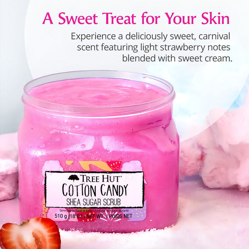 Exfoliante Cotton Candy 510 Gr Tipo De Envase Pote Tree Hut Algodón Azucarado