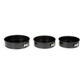 Set De 3 Moldes Dulces Besos Aluminio Gris Obscuro Negro