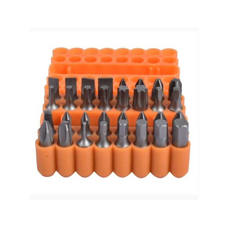 Juego De Puntas Para Destornillador Acero Truper 33 Piezas