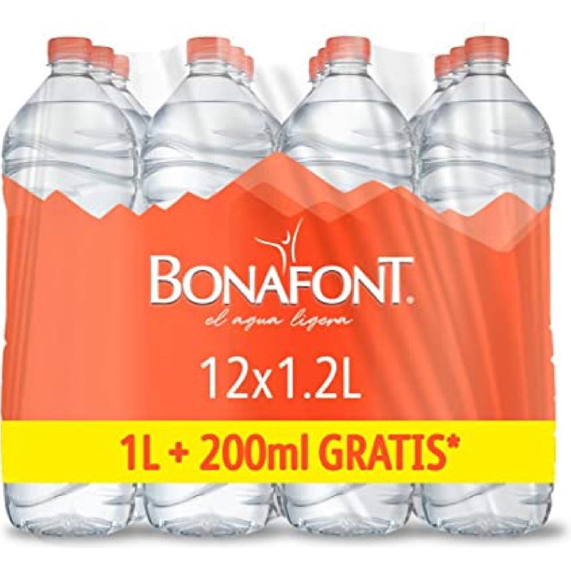 Agua Bonafont De 1l (12piezas)
