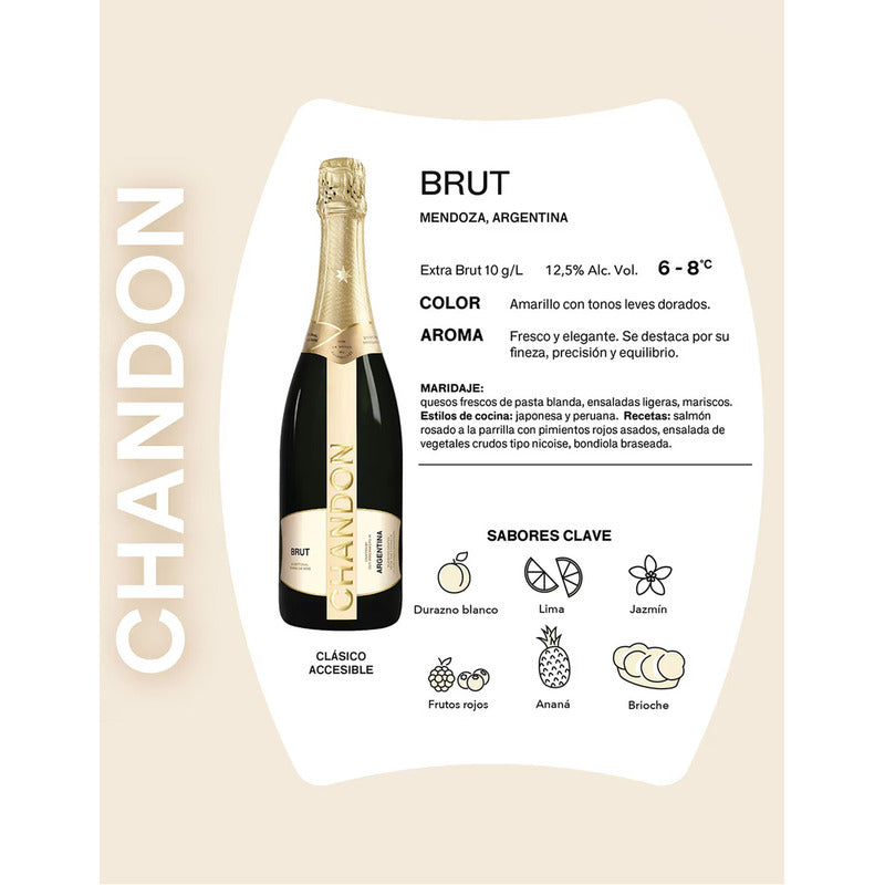 Vino Espumoso Argentino Chandon Brut 750ml