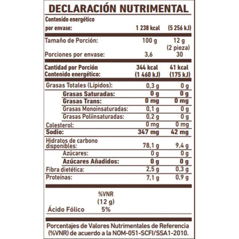 Sanissimo Galletas De Arroz Y Quinoa 30 Pzas De 12 G