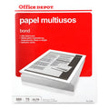 Caja De Papel Blanco / 10 Paquetes De 500 Hojas C/u Blanco
