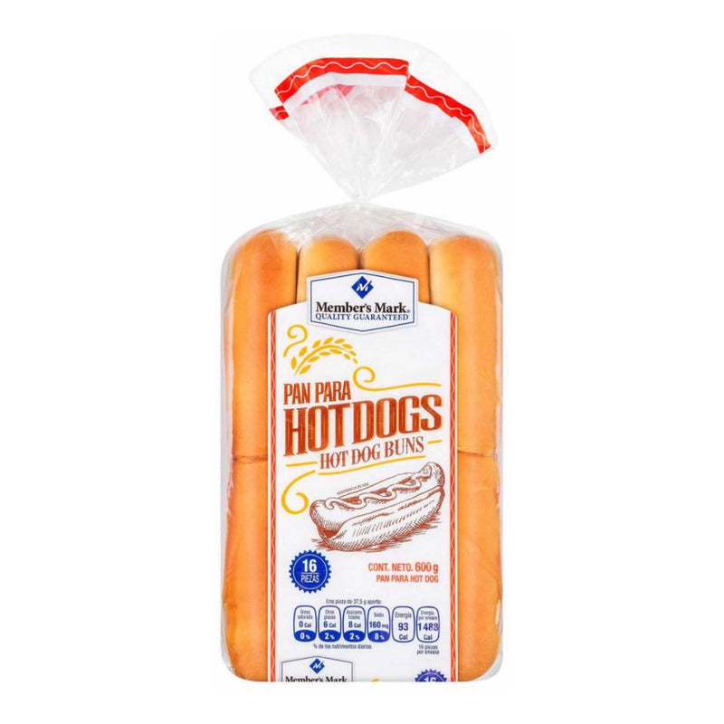 Pan Para Hot Dog Member's Mark 16pzas