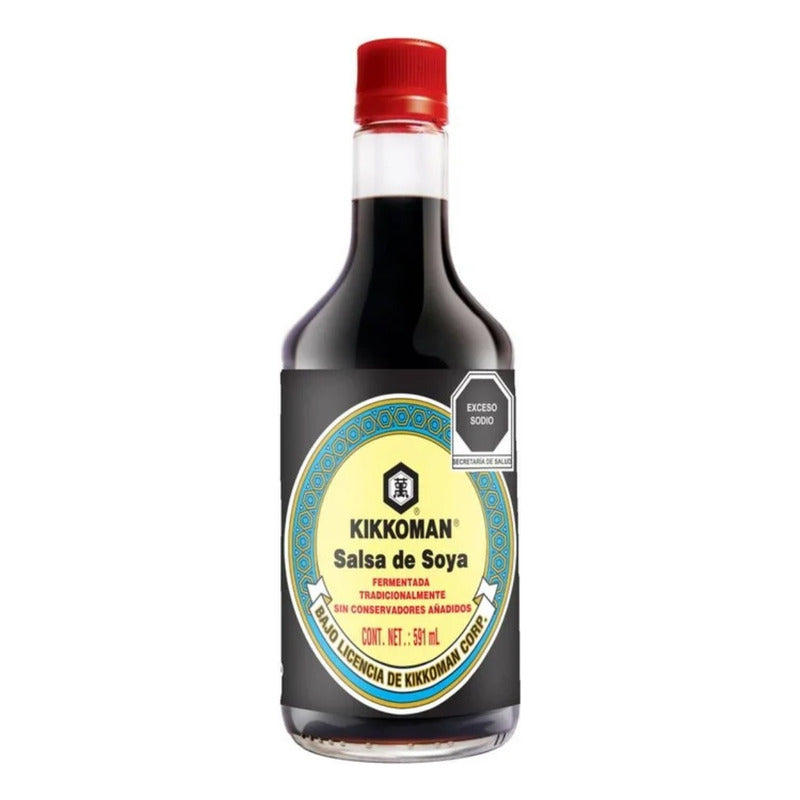 Salsa De Soya Kikkoman 591 Ml (2 Piezas)