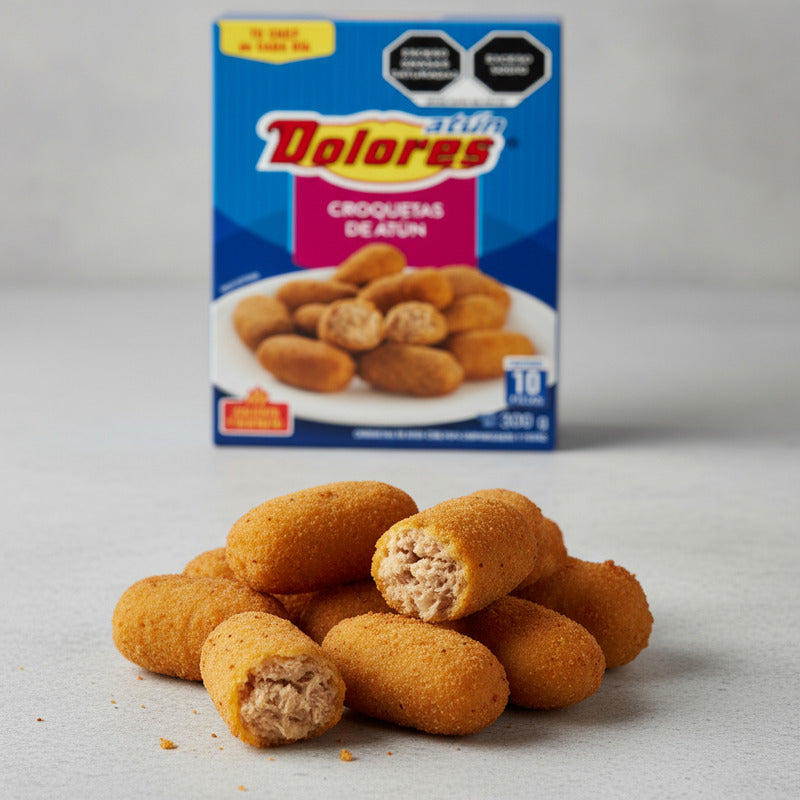Croquetas De Atún Empanizadas Fritas Dolores 1 Paq De 300gr