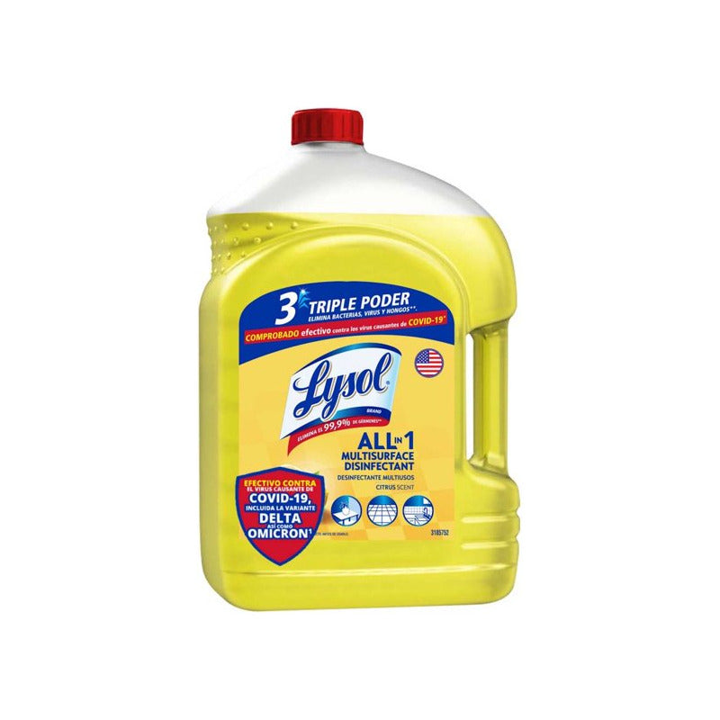 Lysol Triple Poder Desinfectante Cítrico 6 L