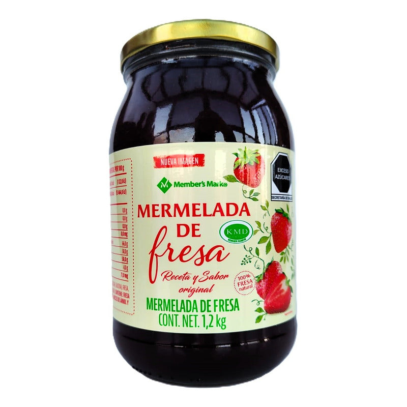 Mermelada De Fresa Member's Mark® Frasco Grande De 1.2 Kg