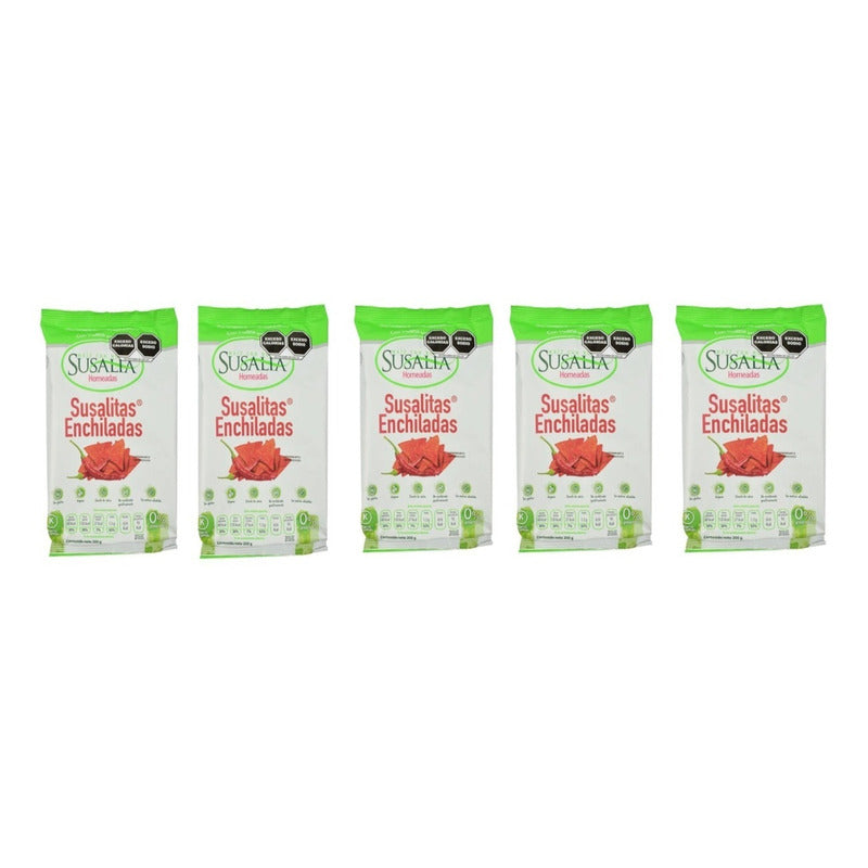Churri Nopal Sabor Chile Limón Susalia 5 Pz De 200 G Lpg