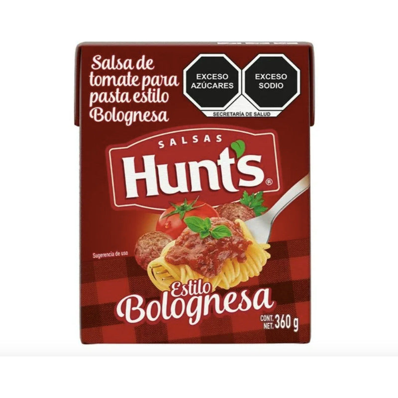 Salsa Para Pasta Hunts Estilo Bolognesa 9 Piezas De 360gr